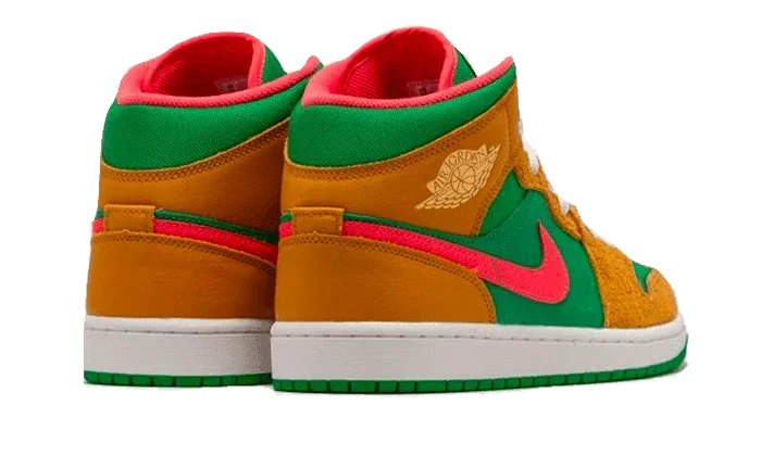 Air Jordan 1 Mid Wheat Watermelon