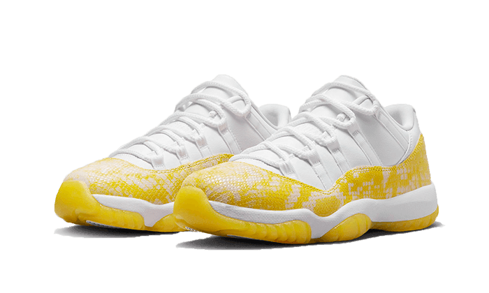 Air Jordan 11 Retro Low Yellow Snakeskin