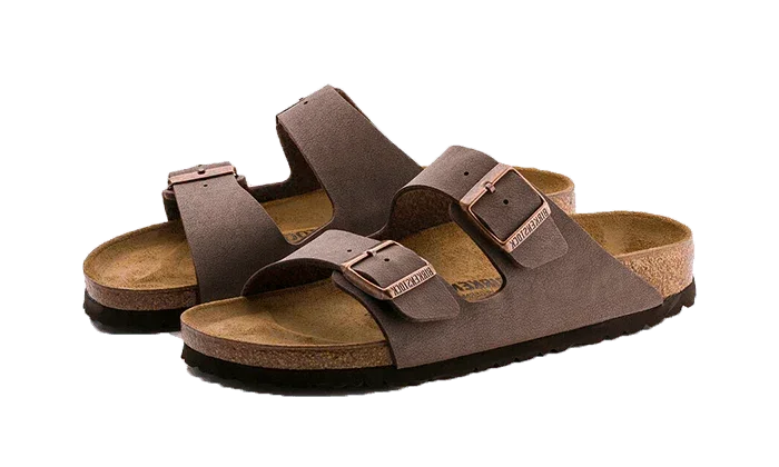Birkenstock Arizona Birko-Flor Nubuck Mocha