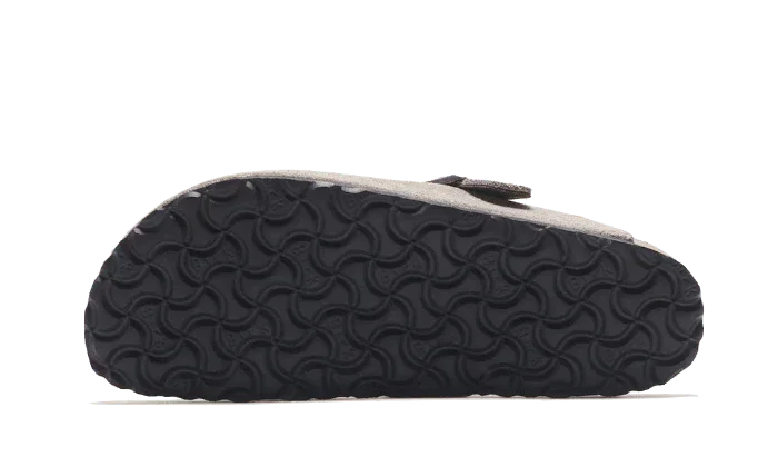 Birkenstock Boston Shearling Suede Stone Coin