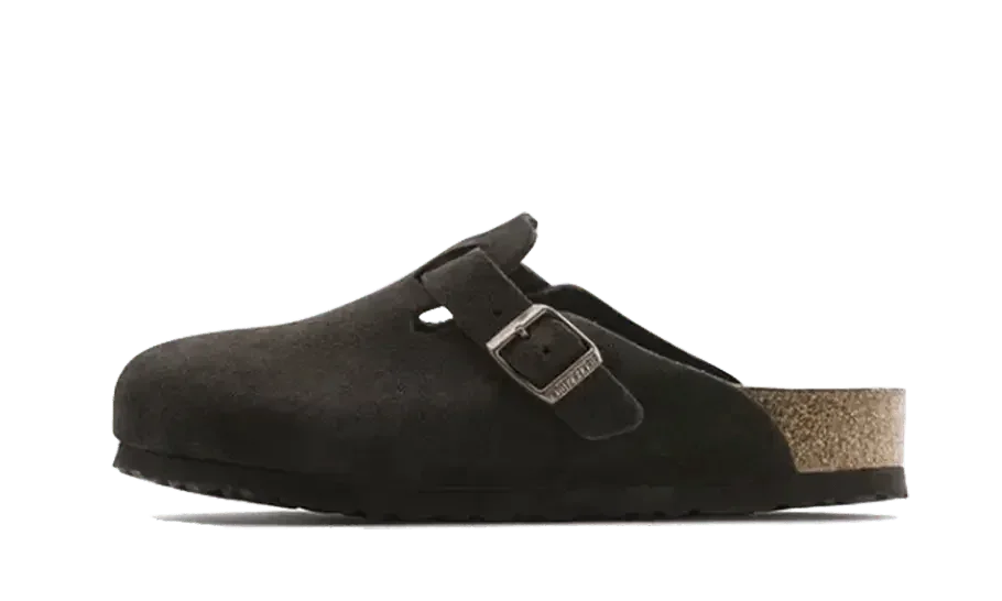 Birkenstock Boston Soft Footbed Suede Mocha