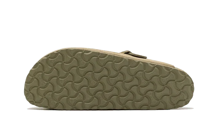 Birkenstock Boston Suede Leather Faded Khaki