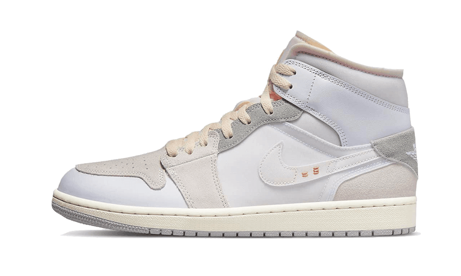Air Jordan 1 Mid SE Craft Inside Out White Grey