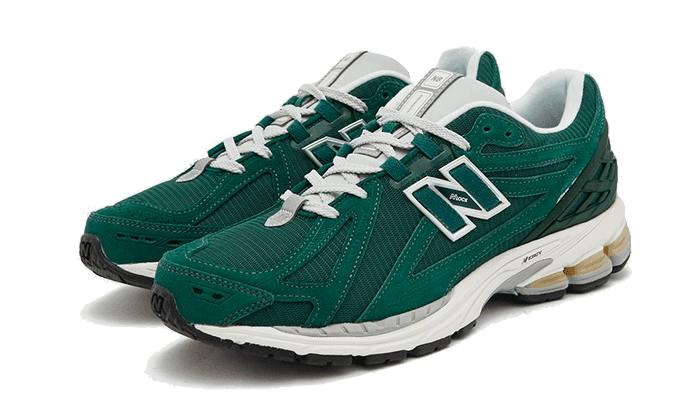 New Balance 1906R Green Suede Metallic Silver
