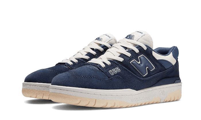 New Balance 550 Natural Indigo Suede
