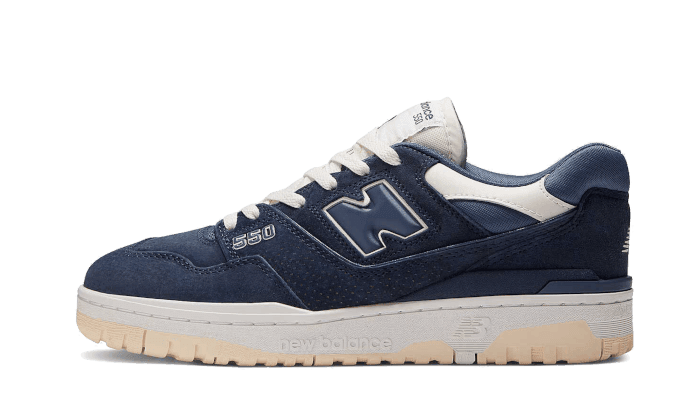 New Balance 550 Natural Indigo Suede