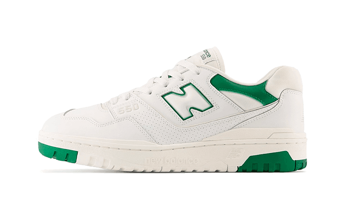 New Balance 550 White Classic Green