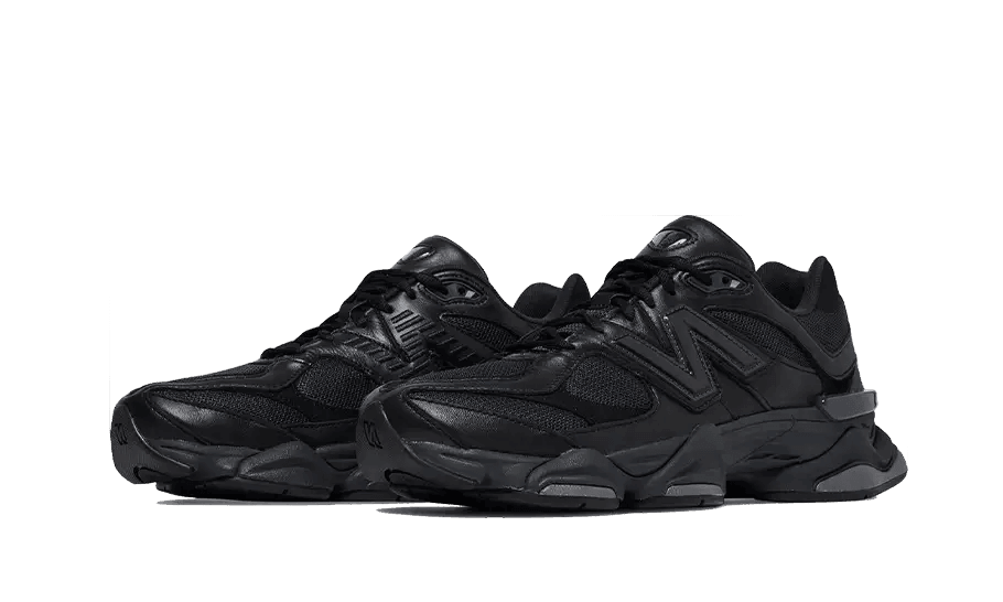 New Balance 9060 Triple Black Leather