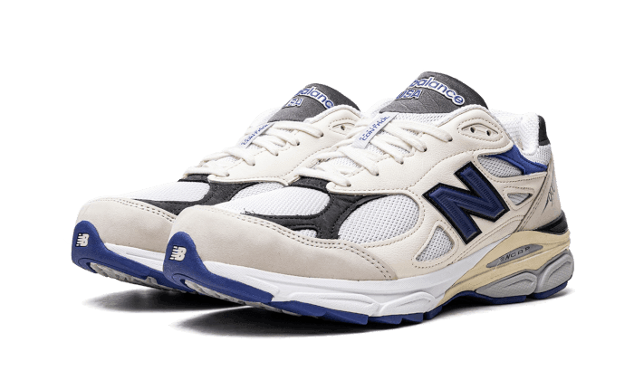 New Balance 990 V3 Made In USA Cream Blue