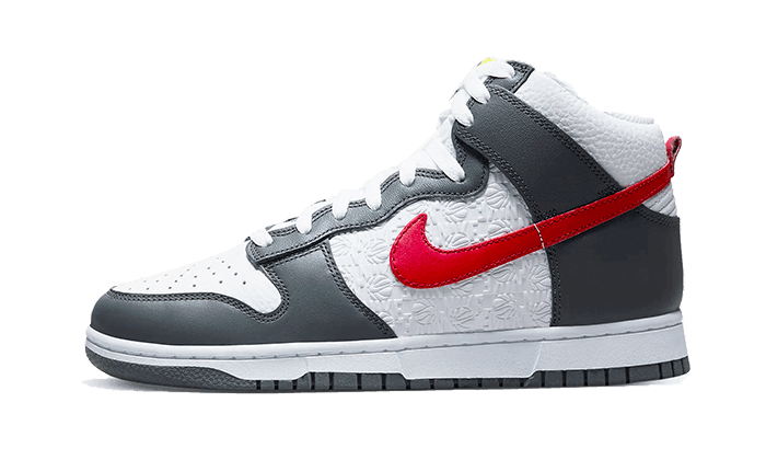 Nike Dunk High Embossed Basketball Grey Red
