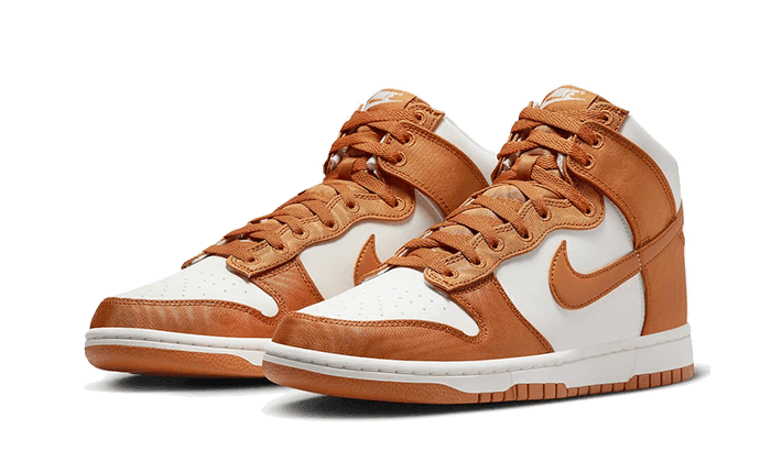 Nike Dunk High Satin Curry